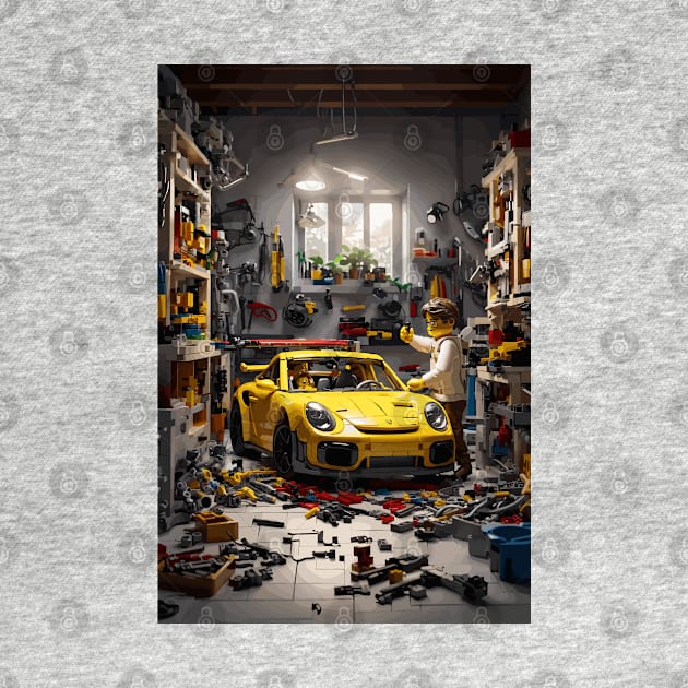 Technician German Sports Car Yellow by VENZ0LIC